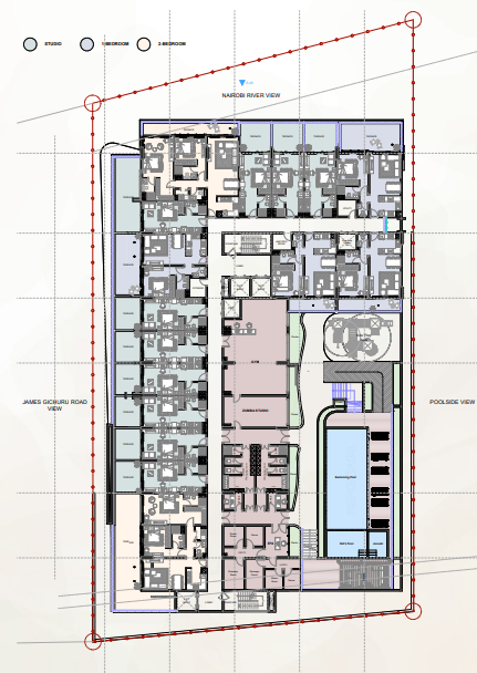 ENZO Residence Amenities Floor Plan